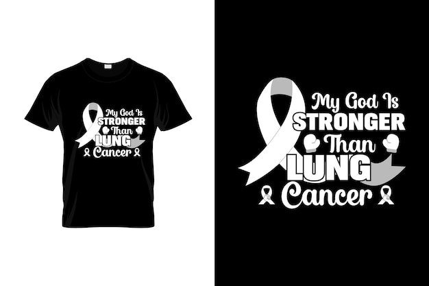 Lung cancer TShirt Design or Lung cancer poster Design Lung cancer Quotes Lung cancer Typogr