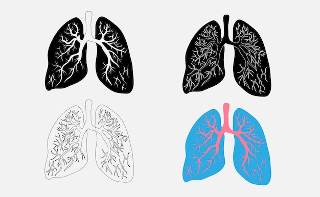 Lungs symbol Breathing Lunge exercise Lung cancer asthma tuberculosis pneumonia Respiratory system World Tuberculosis Day World Pneumonia Day