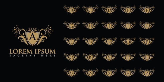 Luxurious Letters Logo Set