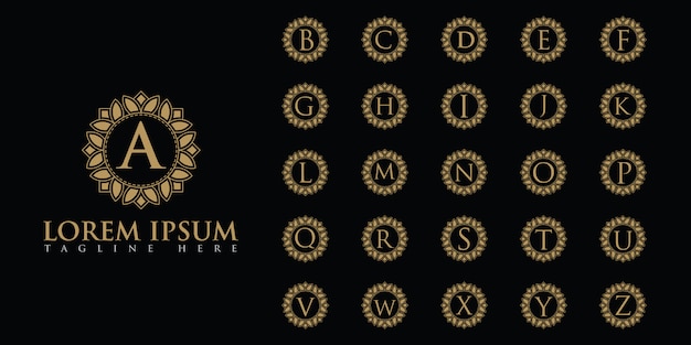 Luxurious Letters Logo Set