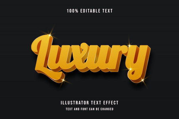 Luxury,3d editable text effect gold texture  style