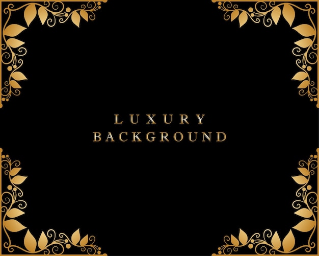 Luxury abstract background golden color design for wedding cards visiting cards and templates