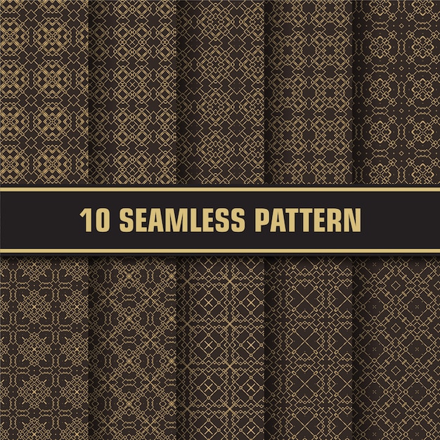 Luxury abstract pattern pack