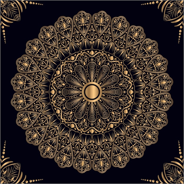 Luxury ancient ornamental mandala  design