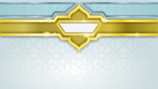 Luxury arabic background with deep blue colour combinations