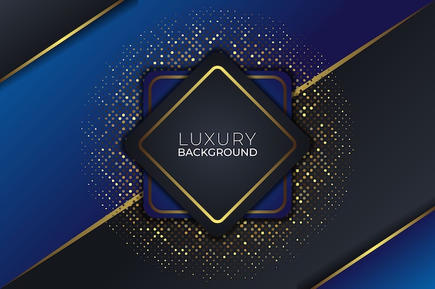 Luxury Background Dark and Blue Style