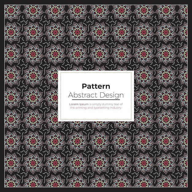 Luxury background vector Oriental mandala royal pattern seamless