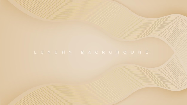 Luxury background with glitter golden lines elements