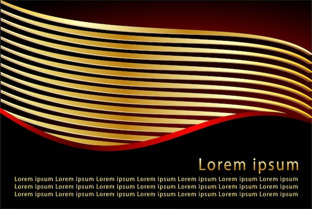 Luxury background with golden lines