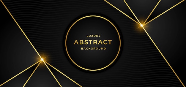 Luxury background with golden Vector