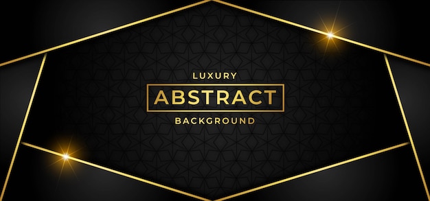 Luxury background with golden Vector