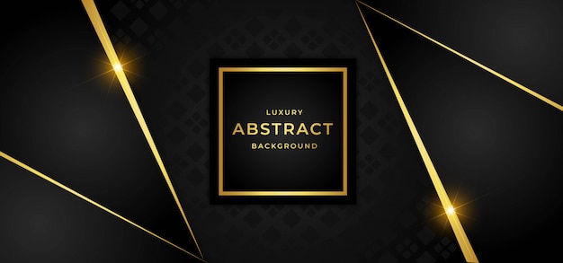 Luxury background with golden Vector