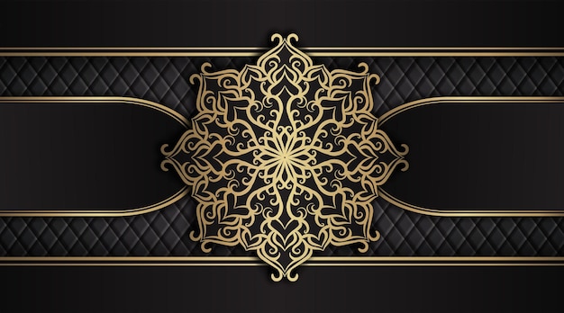 Luxury background with mandala ornament