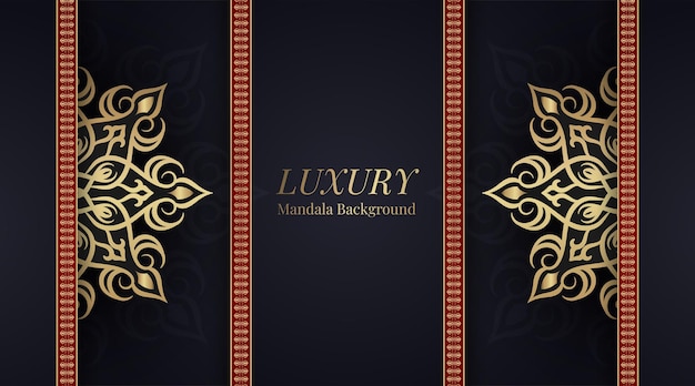 Luxury background with mandala ornament