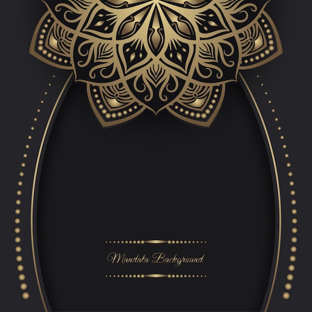 Luxury background with mandala ornament