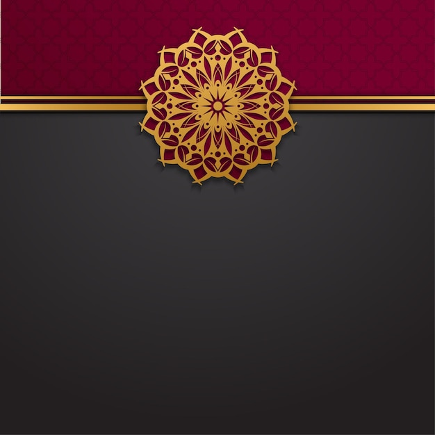 Luxury background with mandala ornaments