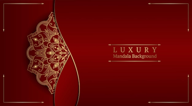 Luxury background with round ornament