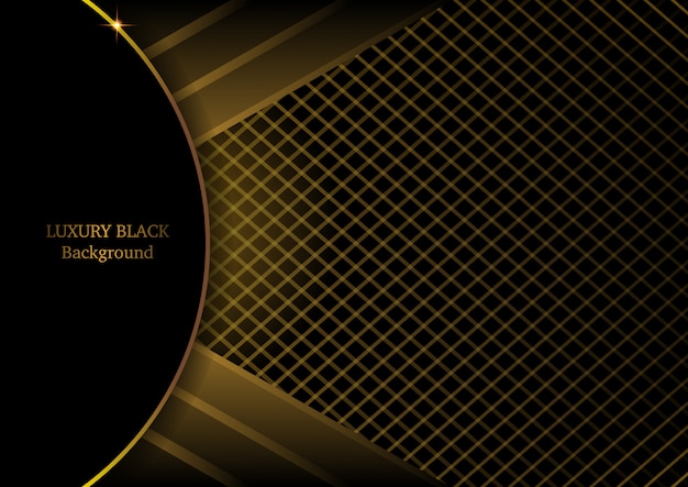 Luxury Black & Gold Background