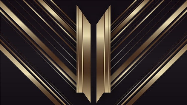 luxury black and golden background