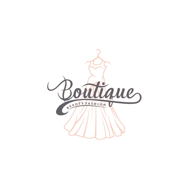 Luxury boutique logo vector templates