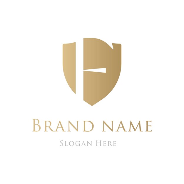 Luxury brand gold logo