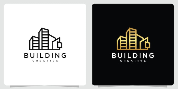 Luxury building logo design inspiration