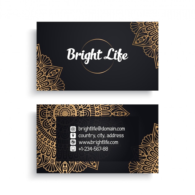 luxury business card  design