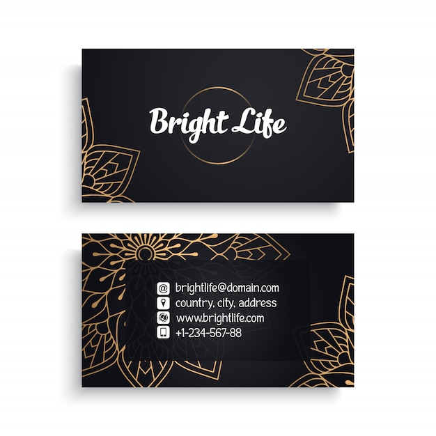 luxury business card  design