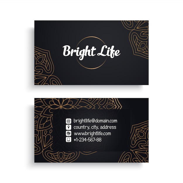 luxury business card  design