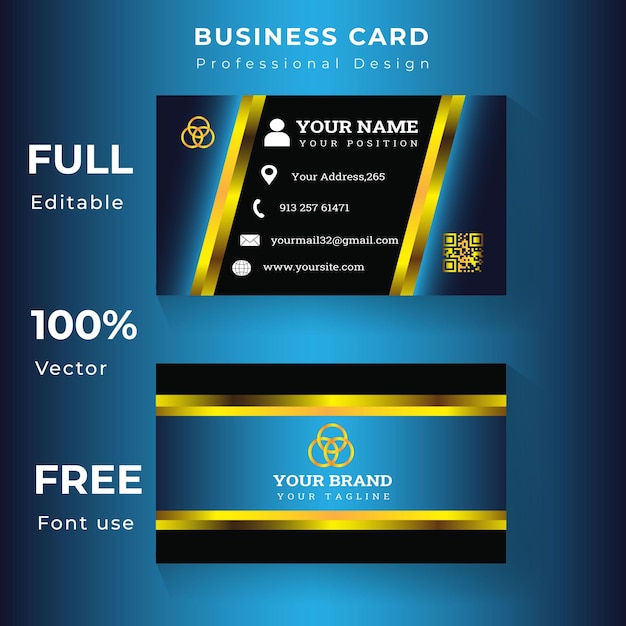 luxury business card design