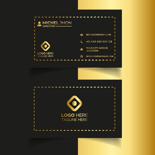 luxury business card design