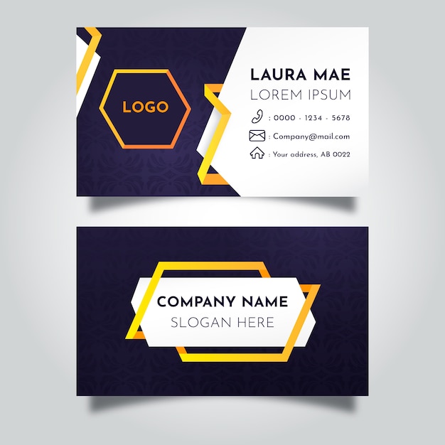 Luxury business card template