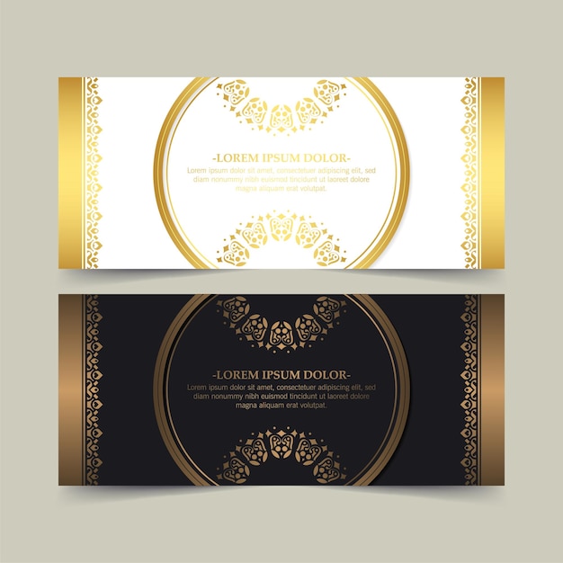 Luxury calligraphy ornament frame line design