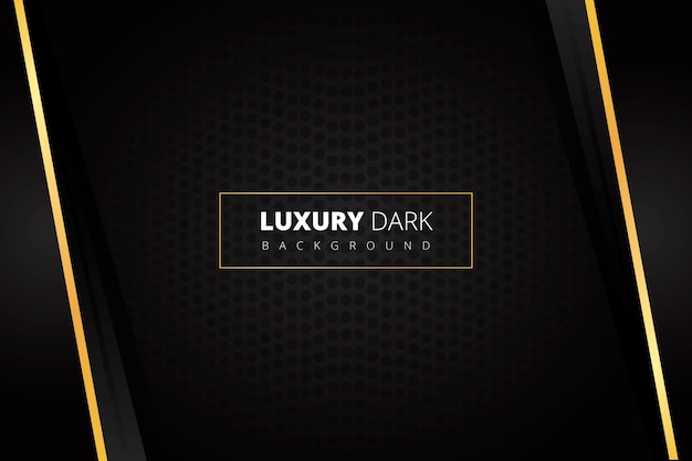 LUXURY DARK BACKGROUND WITH GLOWING GOLDEN