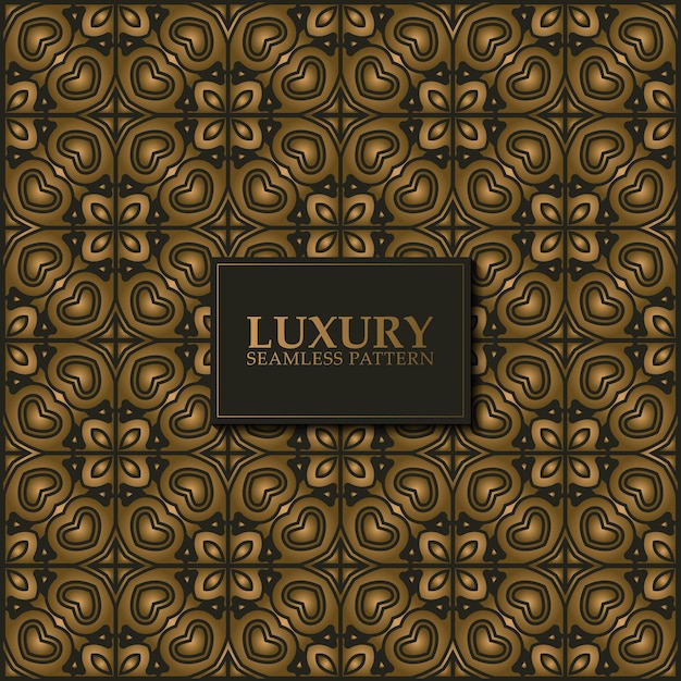 Luxury dark seamless pattern background