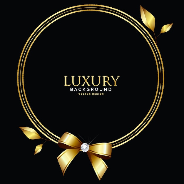 luxury decorative black golden frames