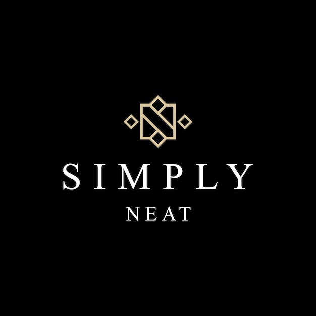 luxury elegant decoration logo design