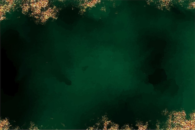 Luxury Emerald Background with Gold Glitter and Watercolor Texture