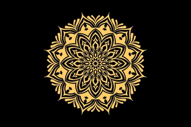 Luxury Floral Abstract Mandala Design background