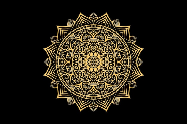 Luxury Floral Abstract Mandala Design background