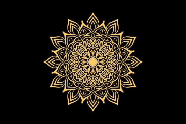 Luxury Floral Abstract Mandala Design background