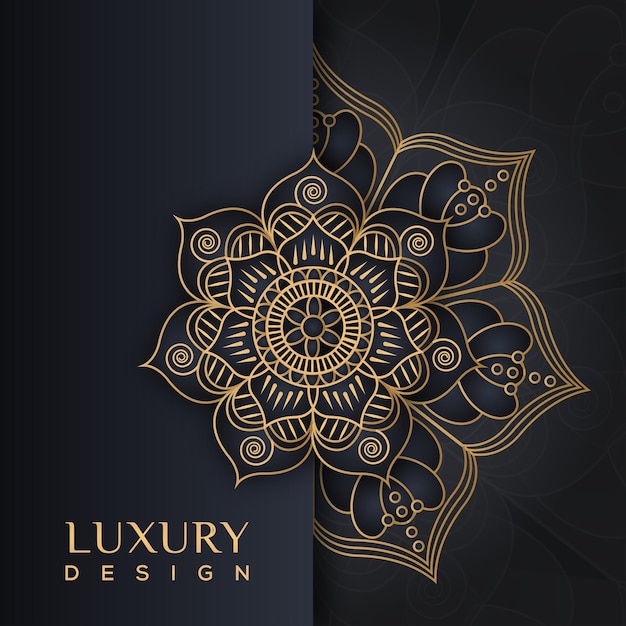 Luxury Floral Mandala Design Vector Background