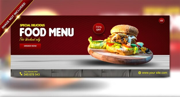 Vector luxury food menu special delicious burger instagram facebook story template