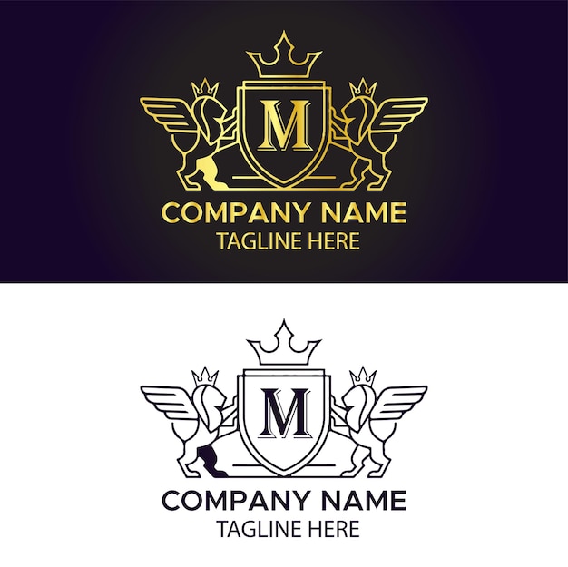 Luxury Frame Logo Design Template