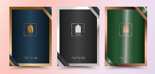 Luxury Geometric Cover  Menu  