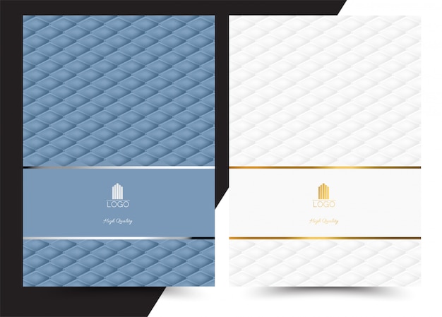 Luxury Geometric Cover  Menu  