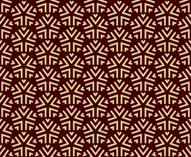 Luxury Geometric Pattern Vector seamless pattern Modern linear stylish texture Geometric striped ornament