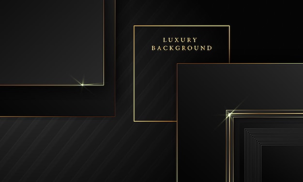 Luxury gold and black background