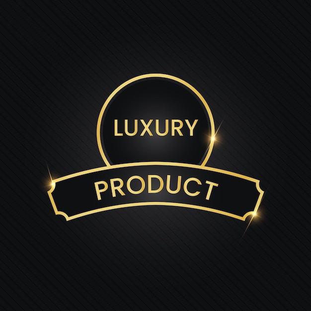 Luxury Gold And Black Label