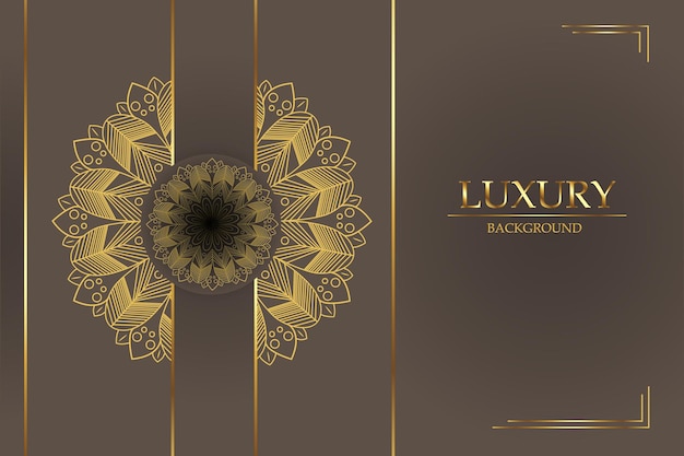 Luxury Gold Mandala Background Design